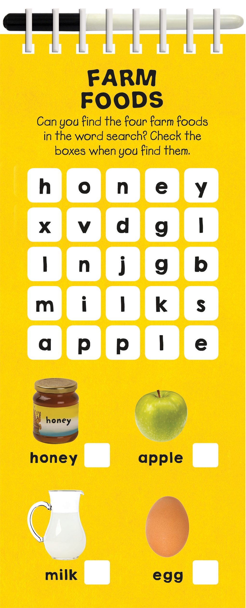 Wipe Clean Activities Busy Barnyard