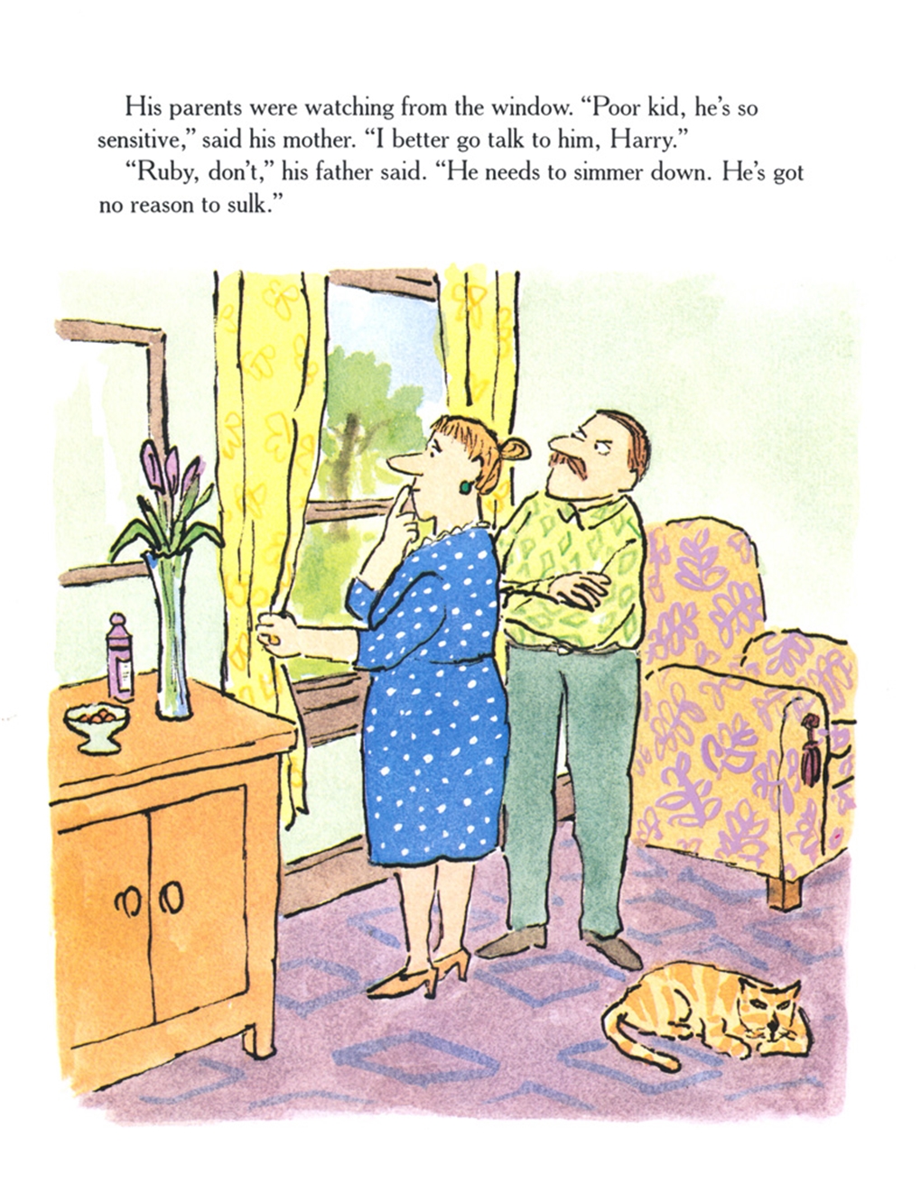 Sulking adults