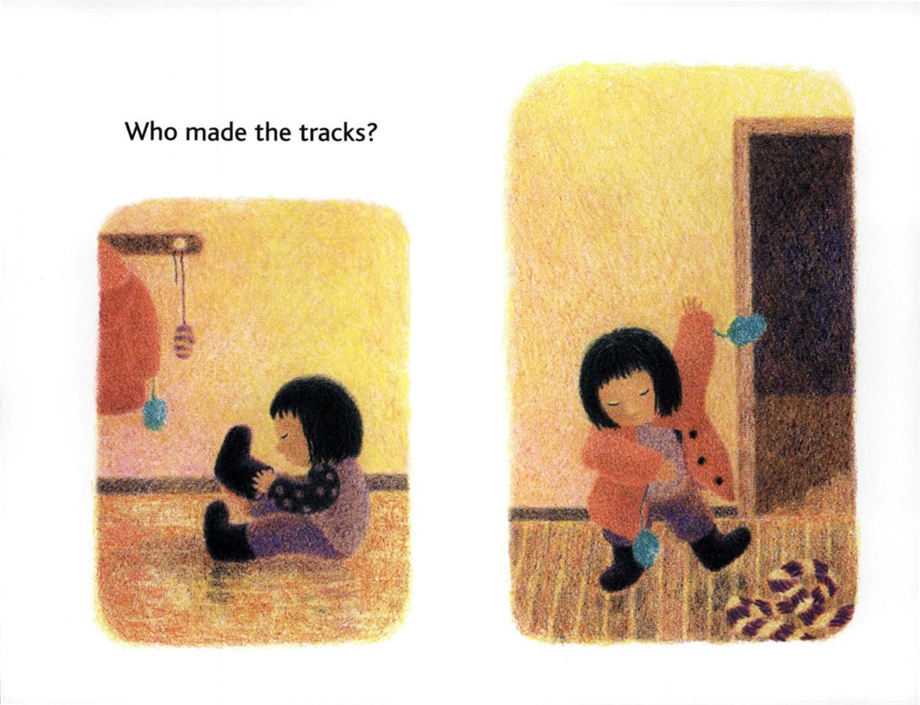 Interior book image for Tracks in the Snow