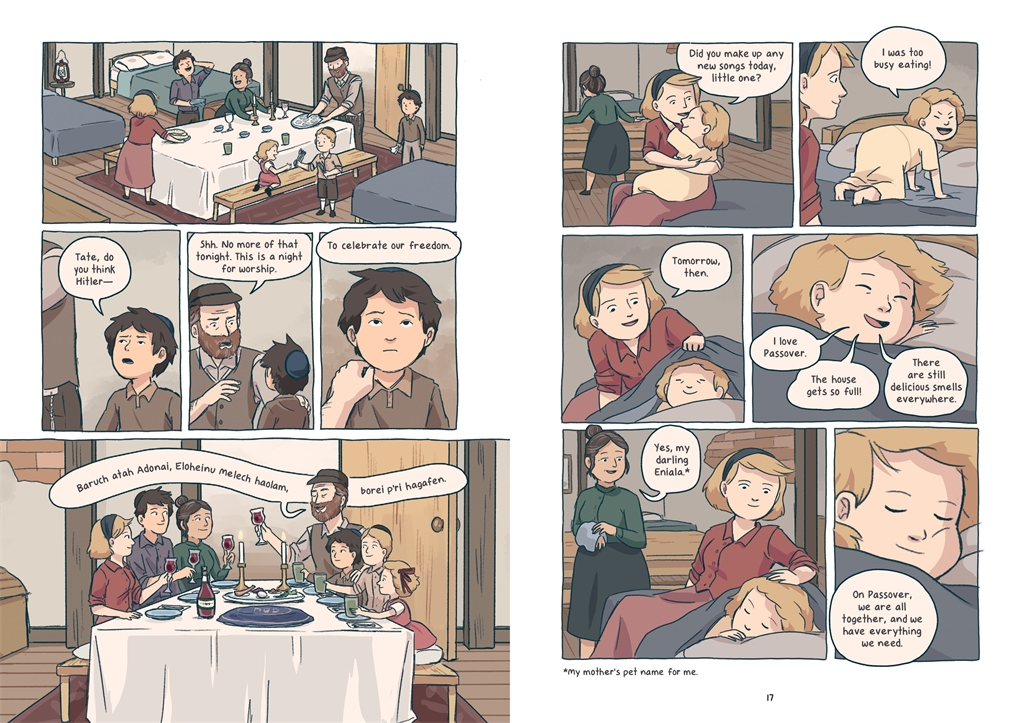Interior book image for The Girl Who Sang