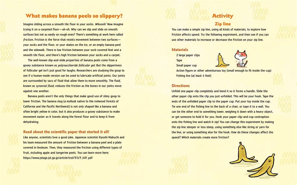 How Slippery Is a Banana Peel?