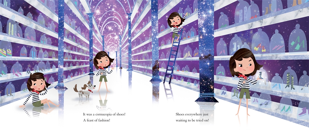 Interior book image for Juno Valentine and the Magical Shoes