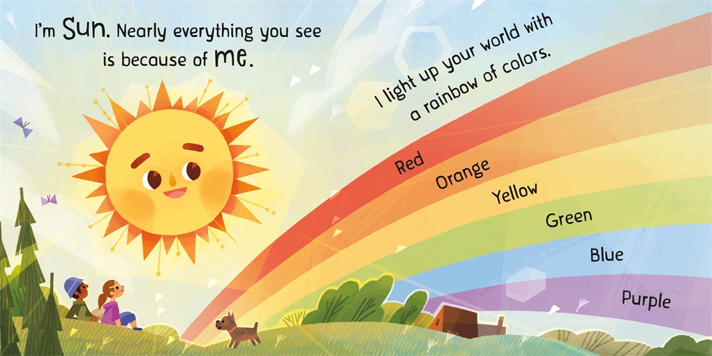 A Rainbow of Colors from the Sun