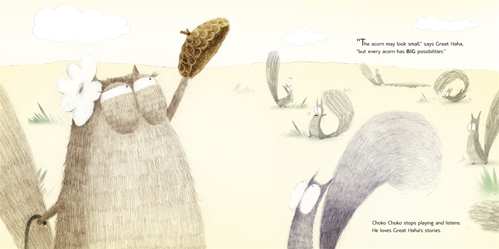 Interior book image for Be the Acorn