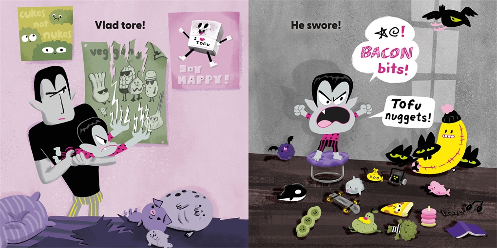 Interior book image for Vlad Is Mad!