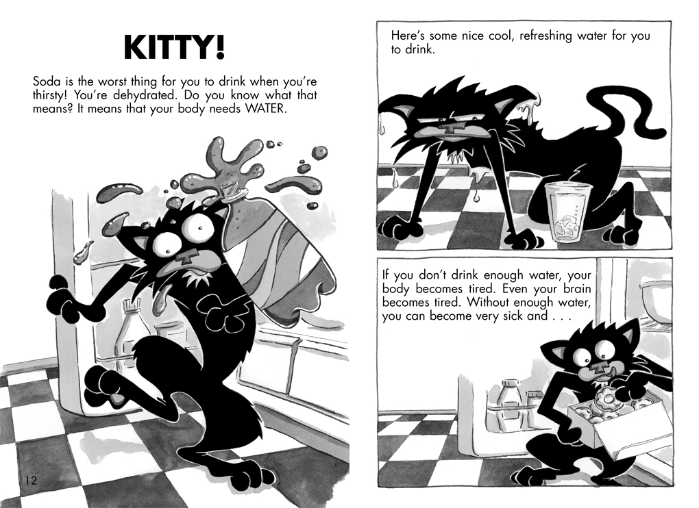 Bad Kitty Joins the Team (paperback blackandwhite edition)