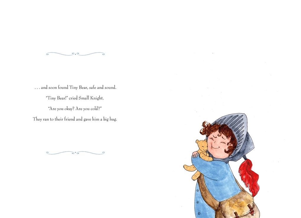 Interior book image for Tiny Bear Goes Missing