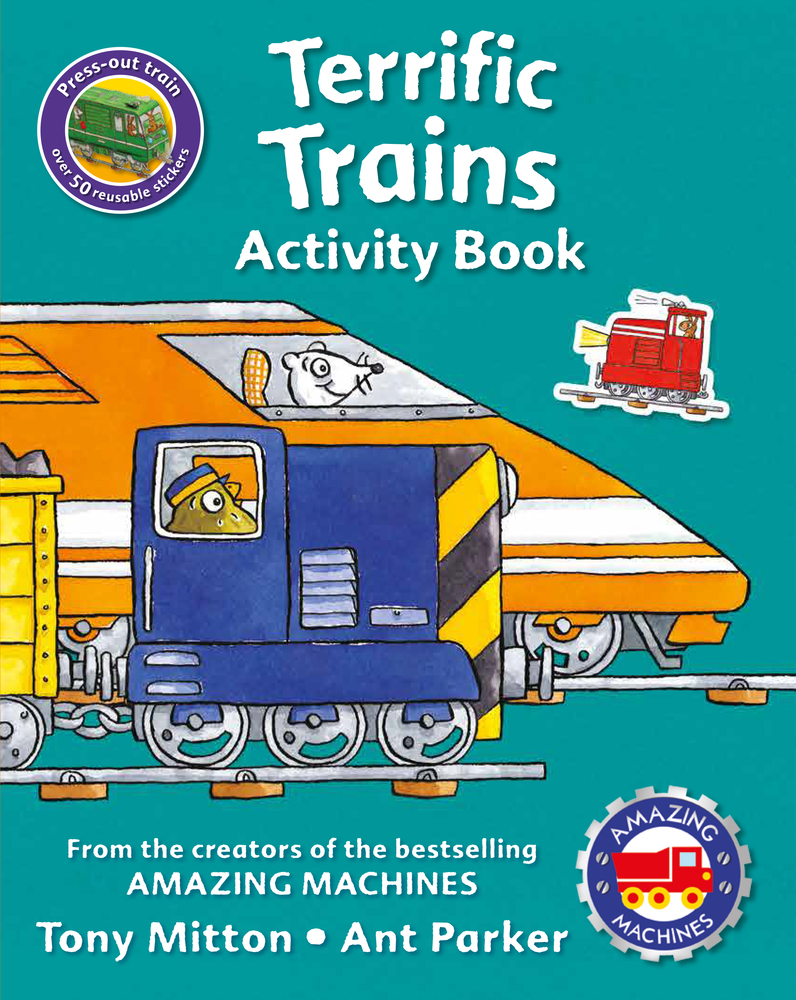 Amazing Machines Terrific Trains Activity Book Tony Mitton Macmillan