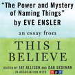 The Power and Mystery of Naming Things