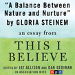 A Balance Between Nature and Nurture