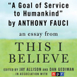 A Goal of Service to Humankind