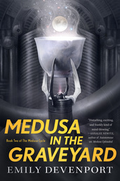 Medusa in the Graveyard Book Cover - Click to open Coming Soon panel