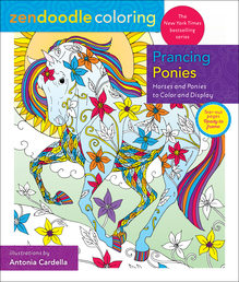 Zendoodle Coloring: Prancing Ponies Book Cover - Click to open Top Sellers panel