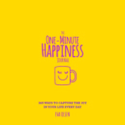 The One-Minute Happiness Journal Book Cover - Click to open New Releases panel