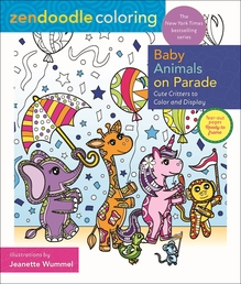 Zendoodle Coloring: Baby Animals on Parade Book Cover - Click to open New Releases panel