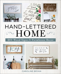Hand-Lettered Home Book Cover - Click to open New Releases panel