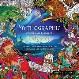 Mythographic Color and Discover: Odyssey Book Cover - Click to open Coming Soon panel