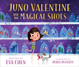 Juno Valentine and the Magical Shoes Book Cover - Click to open Macmillan Kids panel