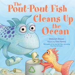 The Pout-Pout Fish Cleans Up the Ocean Book Cover - Click to open Young Listener panel
