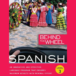 Behind the Wheel - Spanish 3 Book Cover - Click to open Behind the Wheel panel