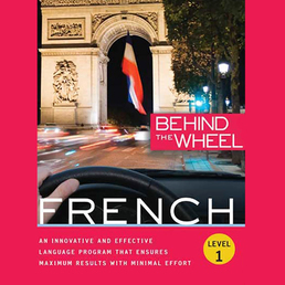 Behind the Wheel - French 1 Book Cover - Click to open Behind the Wheel panel