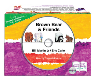 Brown Bear and Friends board book and CD set Book Cover - Click to open Young Listener panel