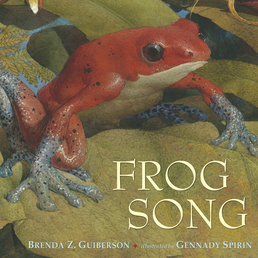 Frog Song Book Cover - Click to open Young Listener panel